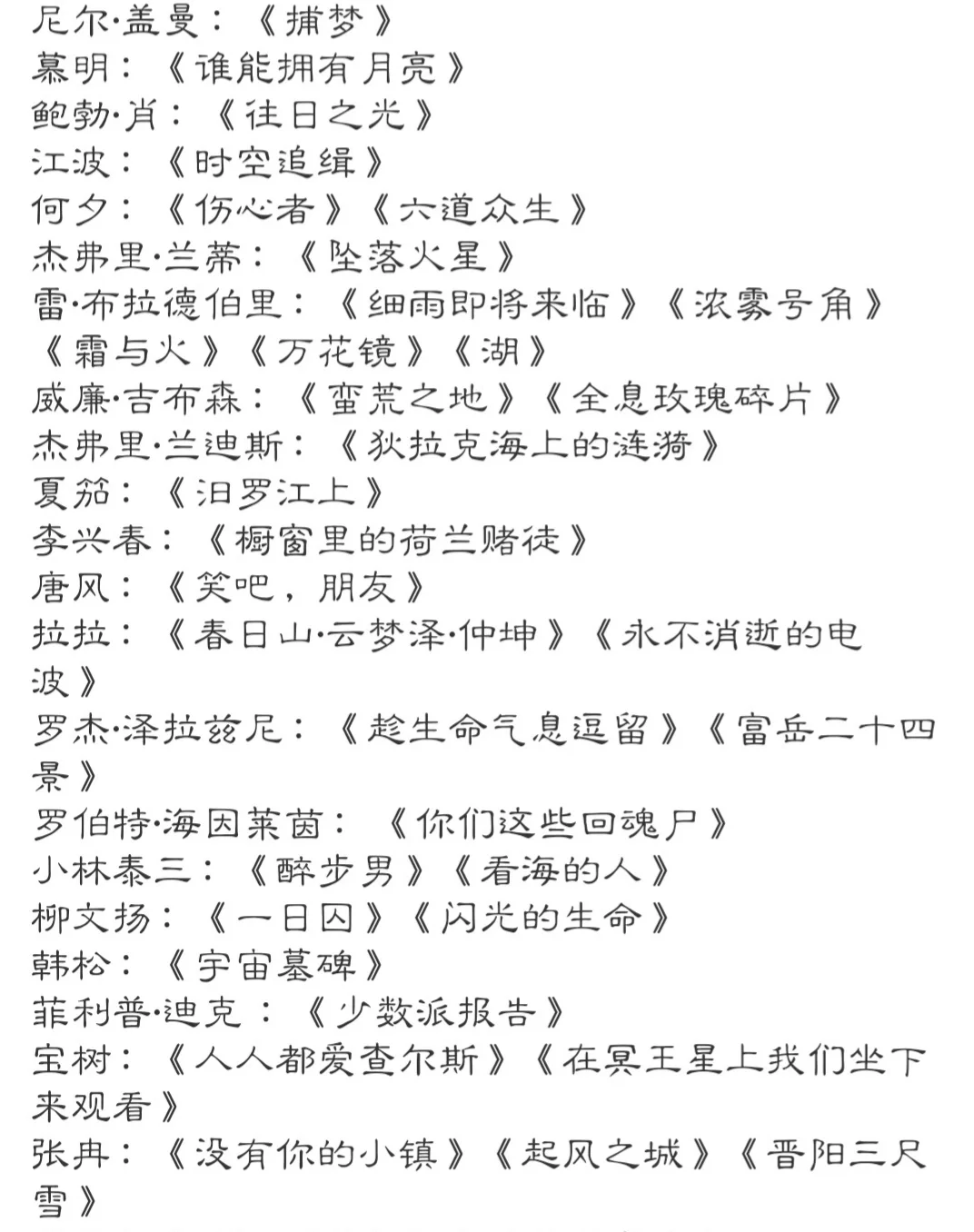 收藏 哪篇是你心目中最佳短篇科幻小说