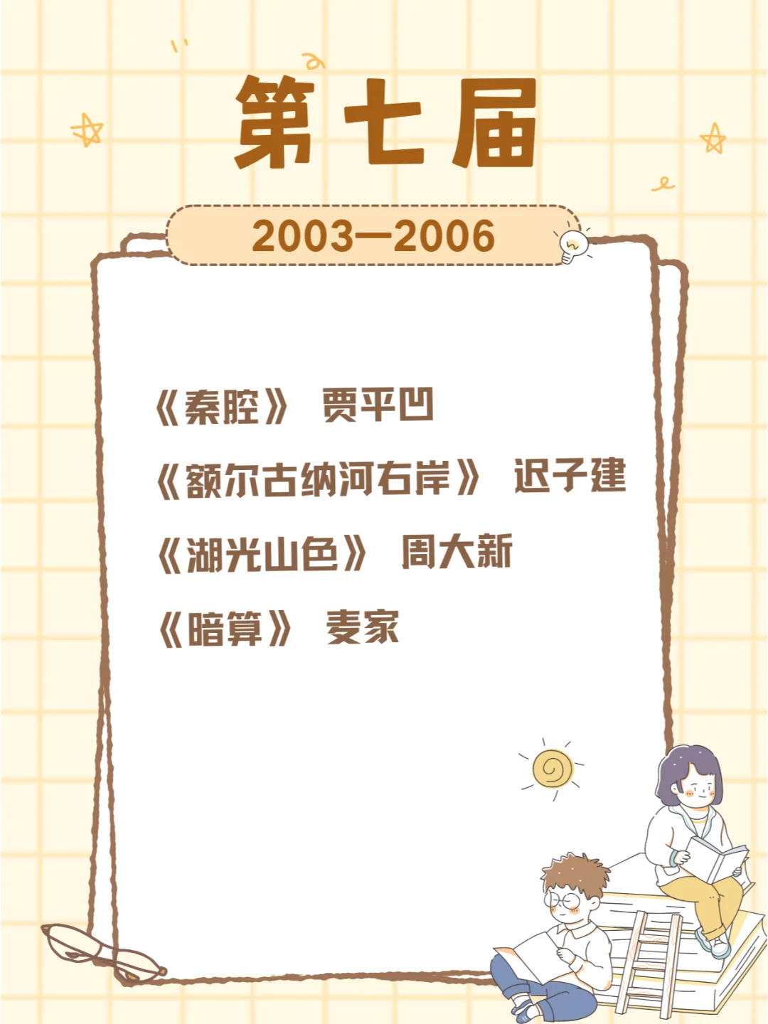 历届茅盾文学奖获奖作品