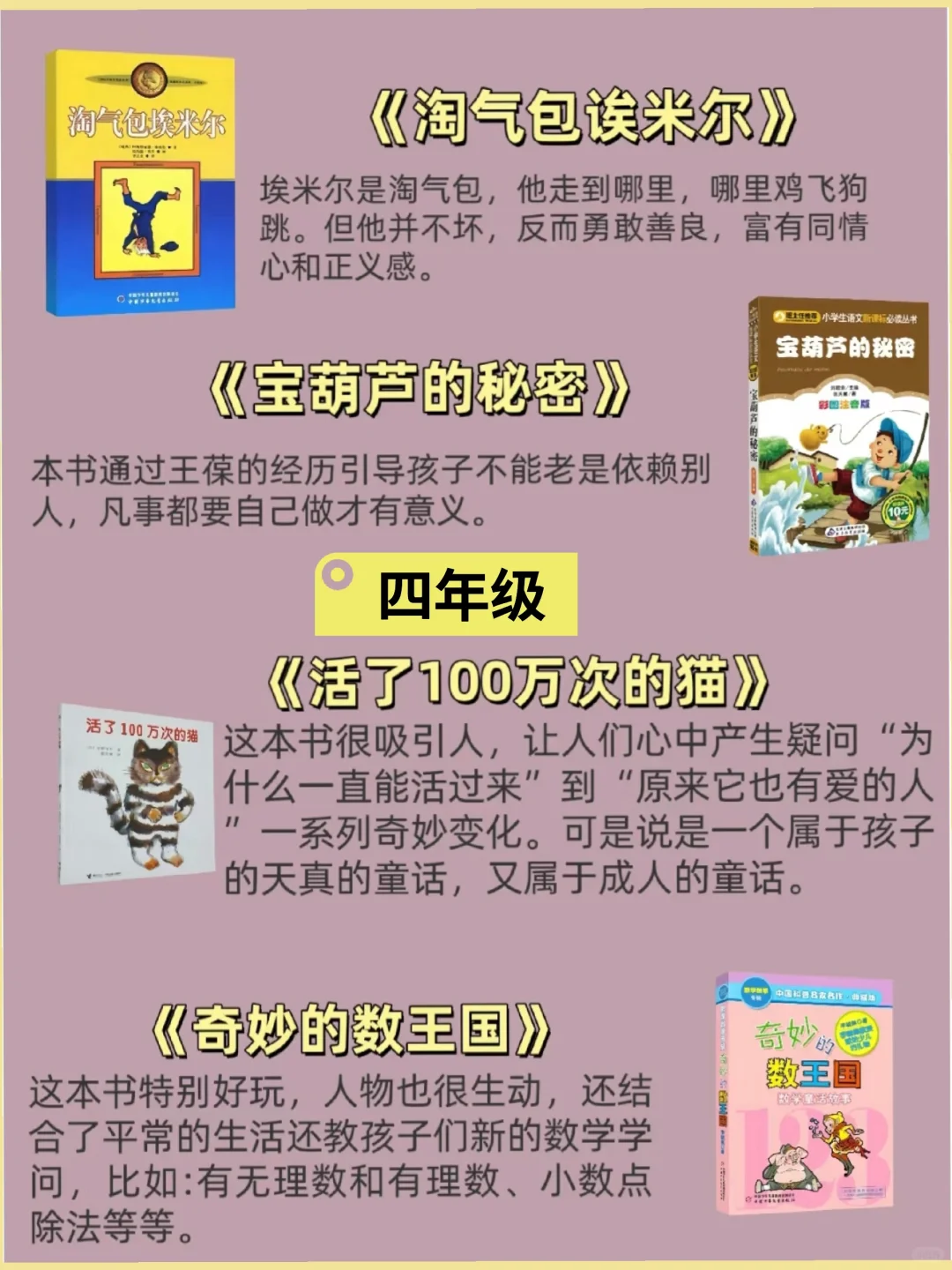 小学必读书目推荐❗️