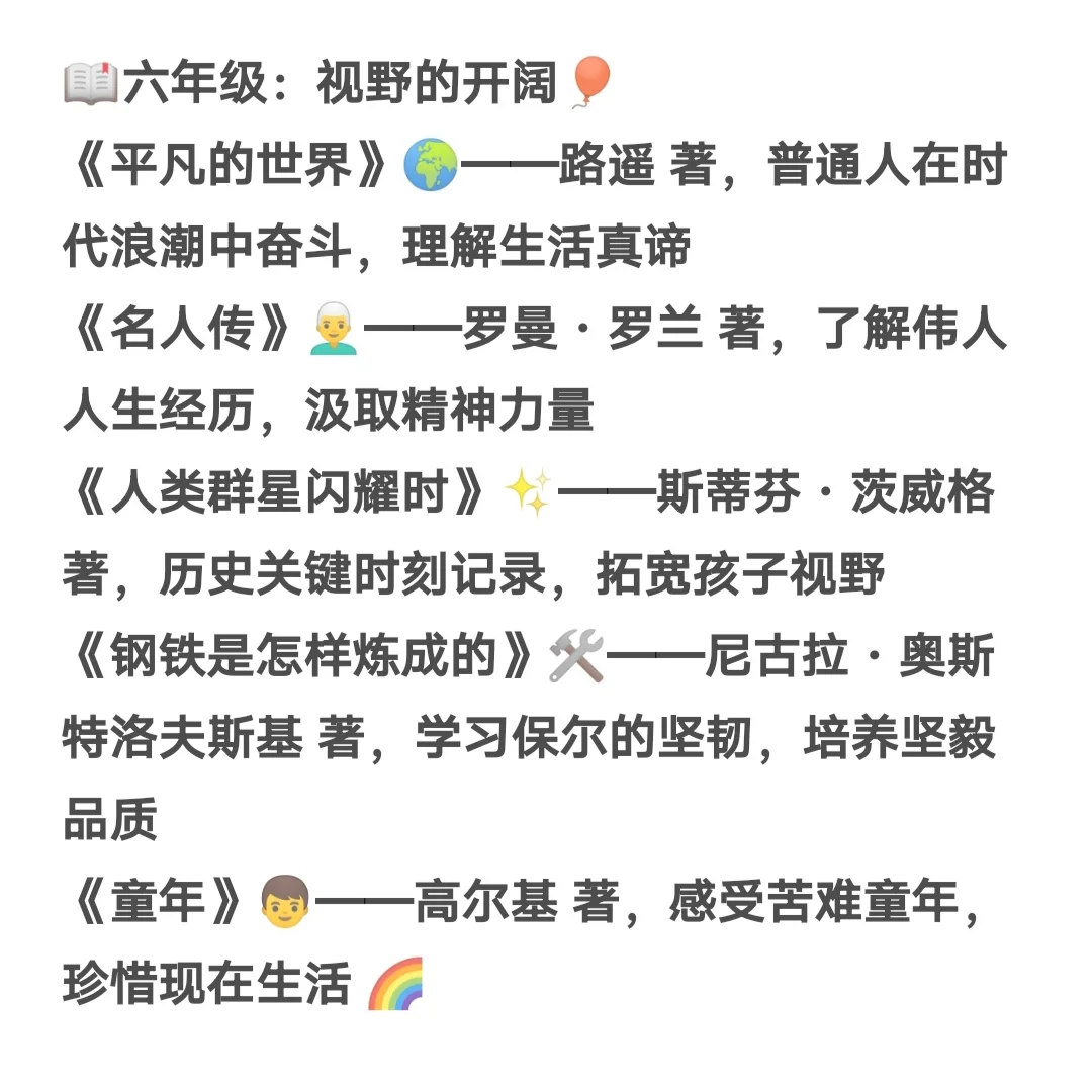 还在乱给孩子买书？小学必读课外书目推荐
