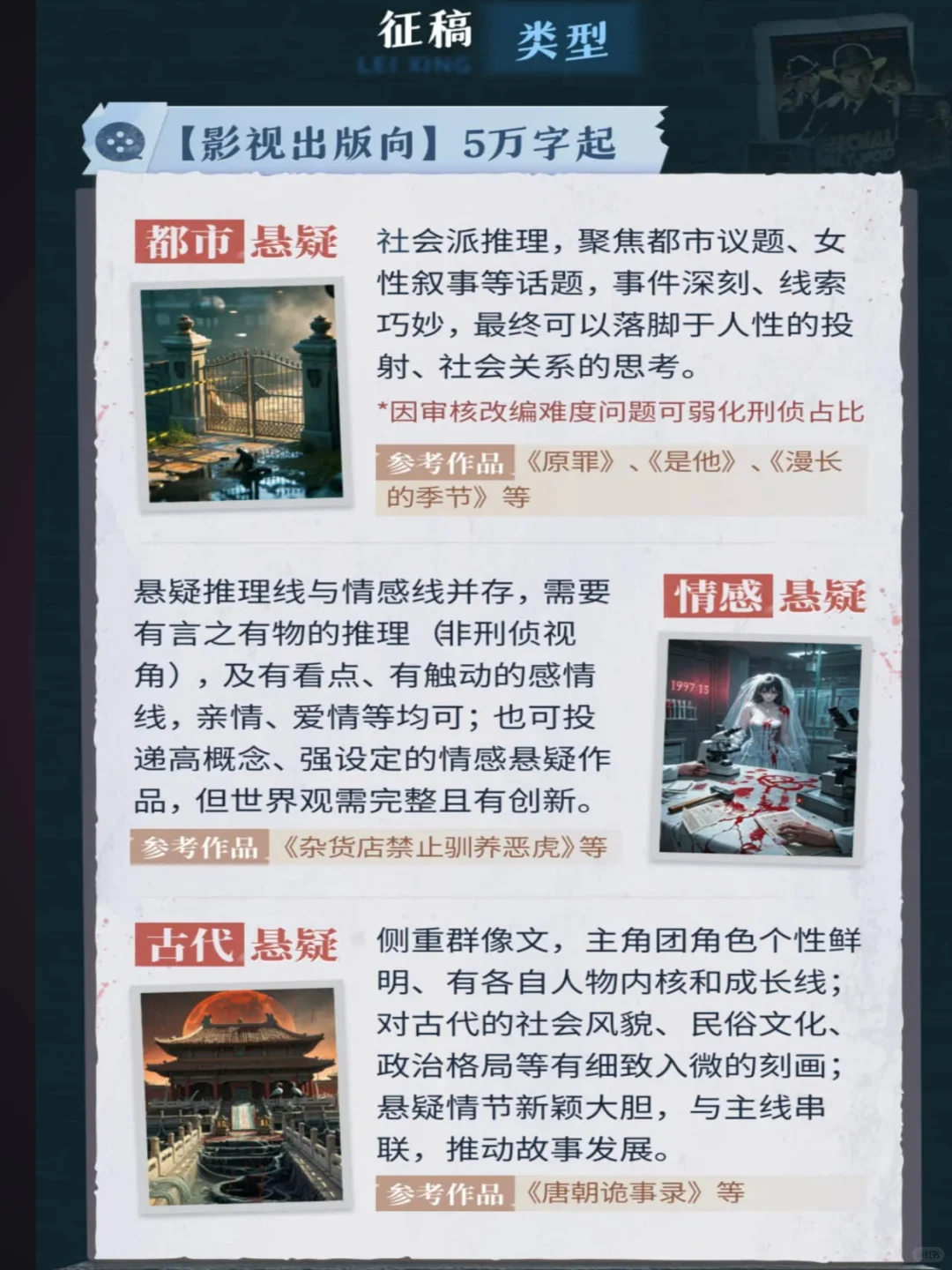 首奖50000元！喜马拉雅第2届悬疑征文大赛