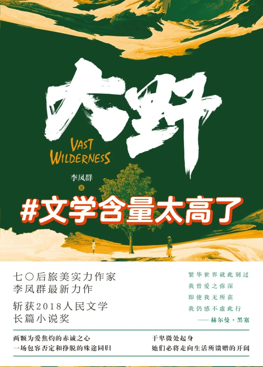 李凤群这部人民文学奖作品厉害了❗👍