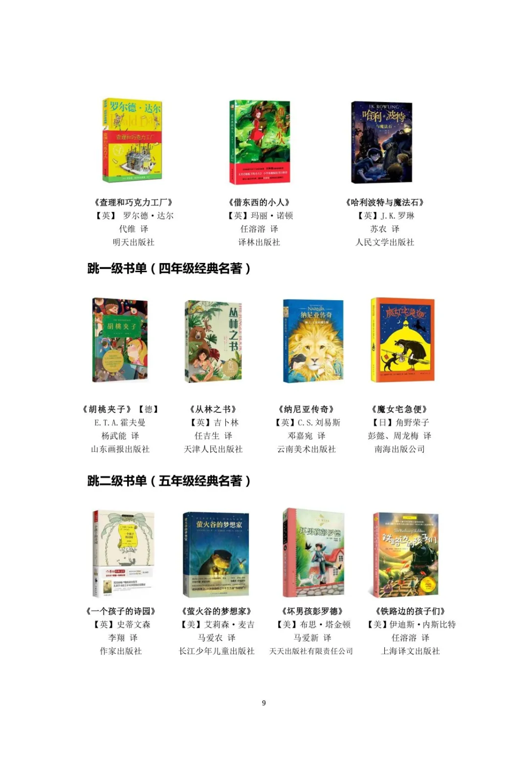 小初跳级书单！非常全面！赶紧收藏！