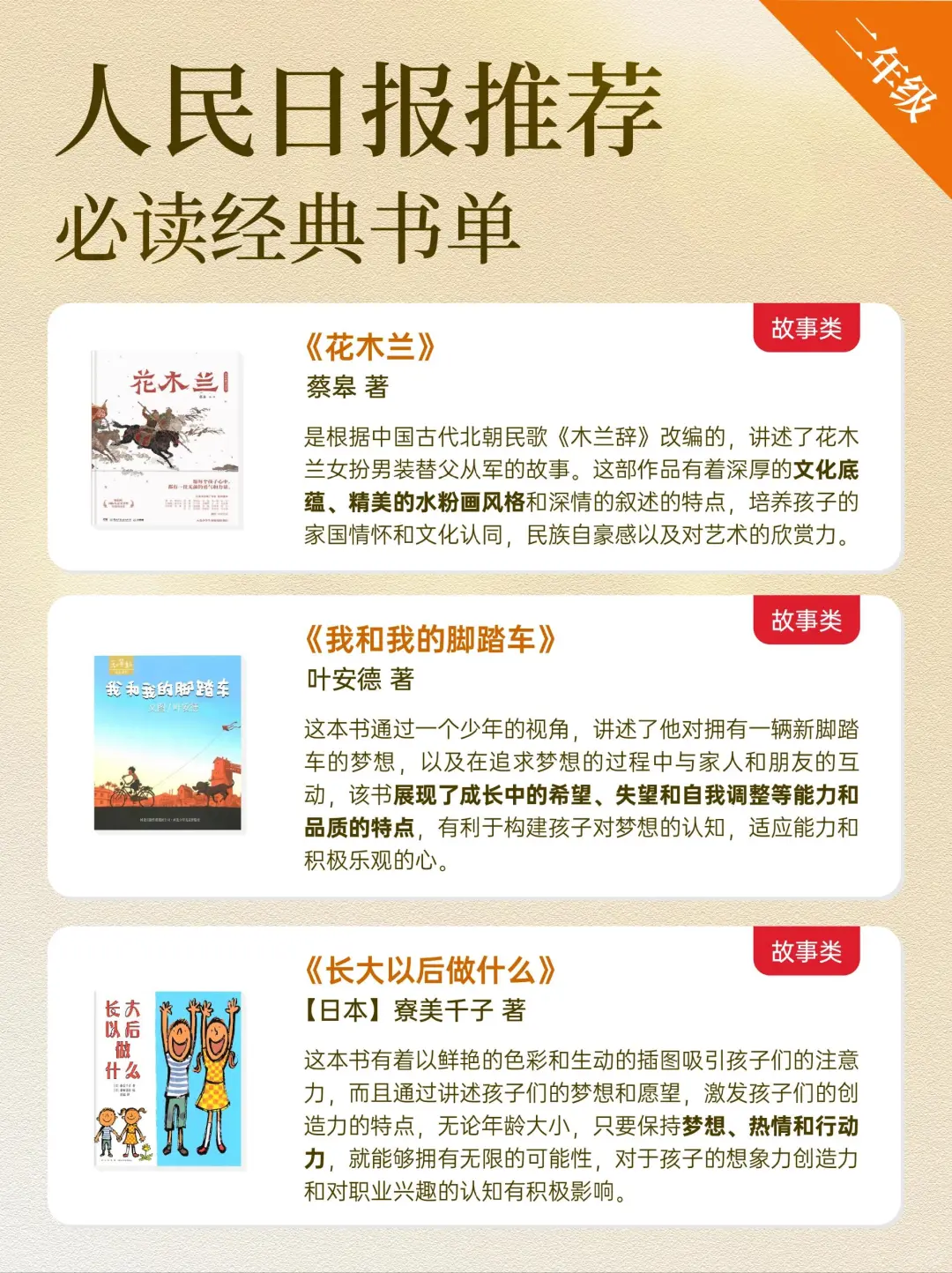 📚1-2年级必看书籍大集合 | 家长收藏
