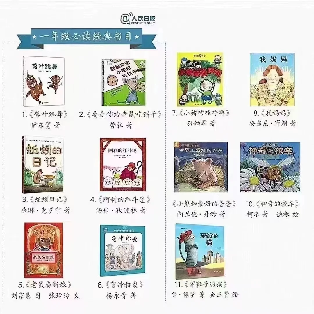 一到五年级必读经典书目