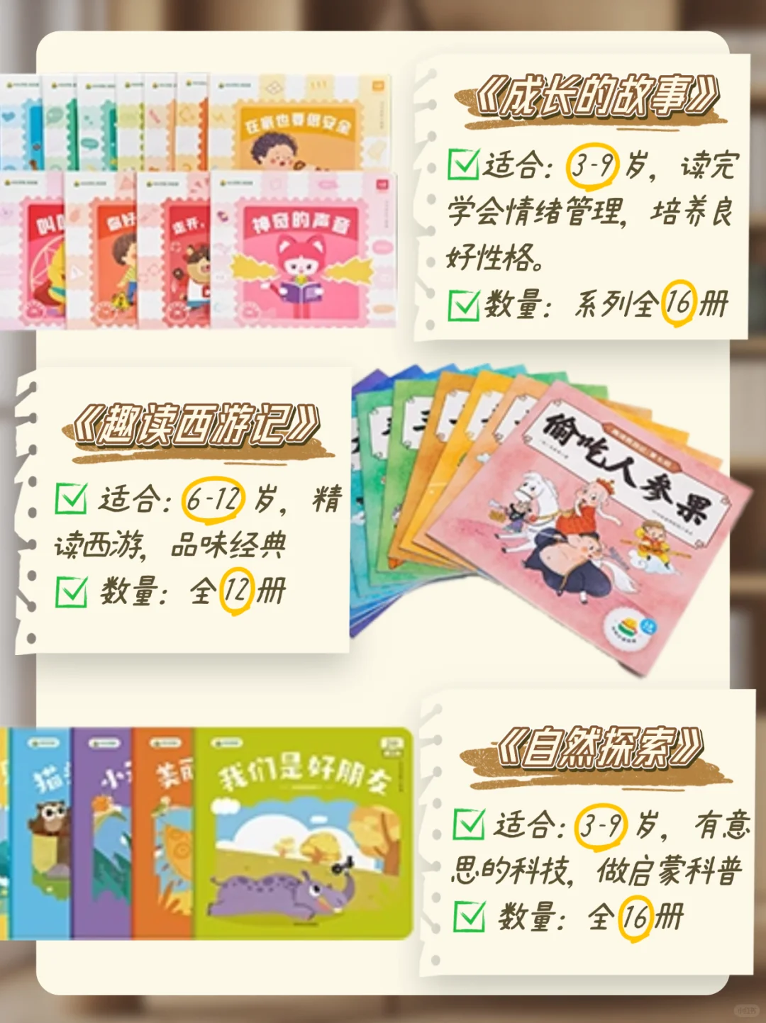 3-12岁华裔娃必读📕6年中文老师高分书单