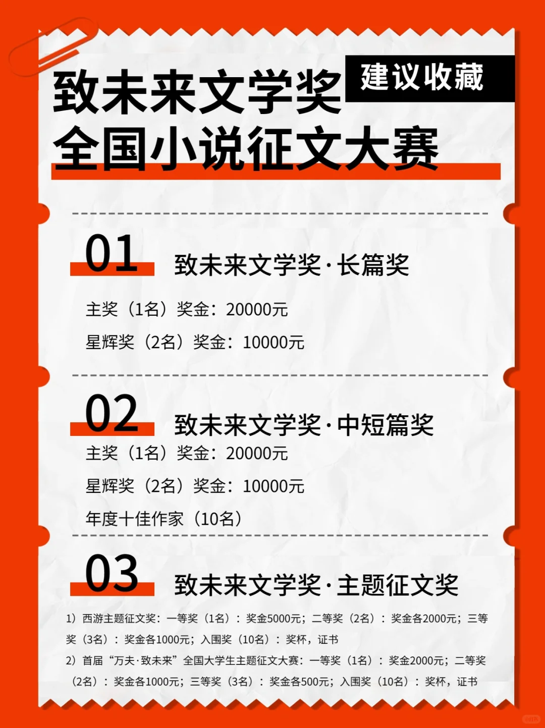 重奖10W❗ 全国小说征文大赛