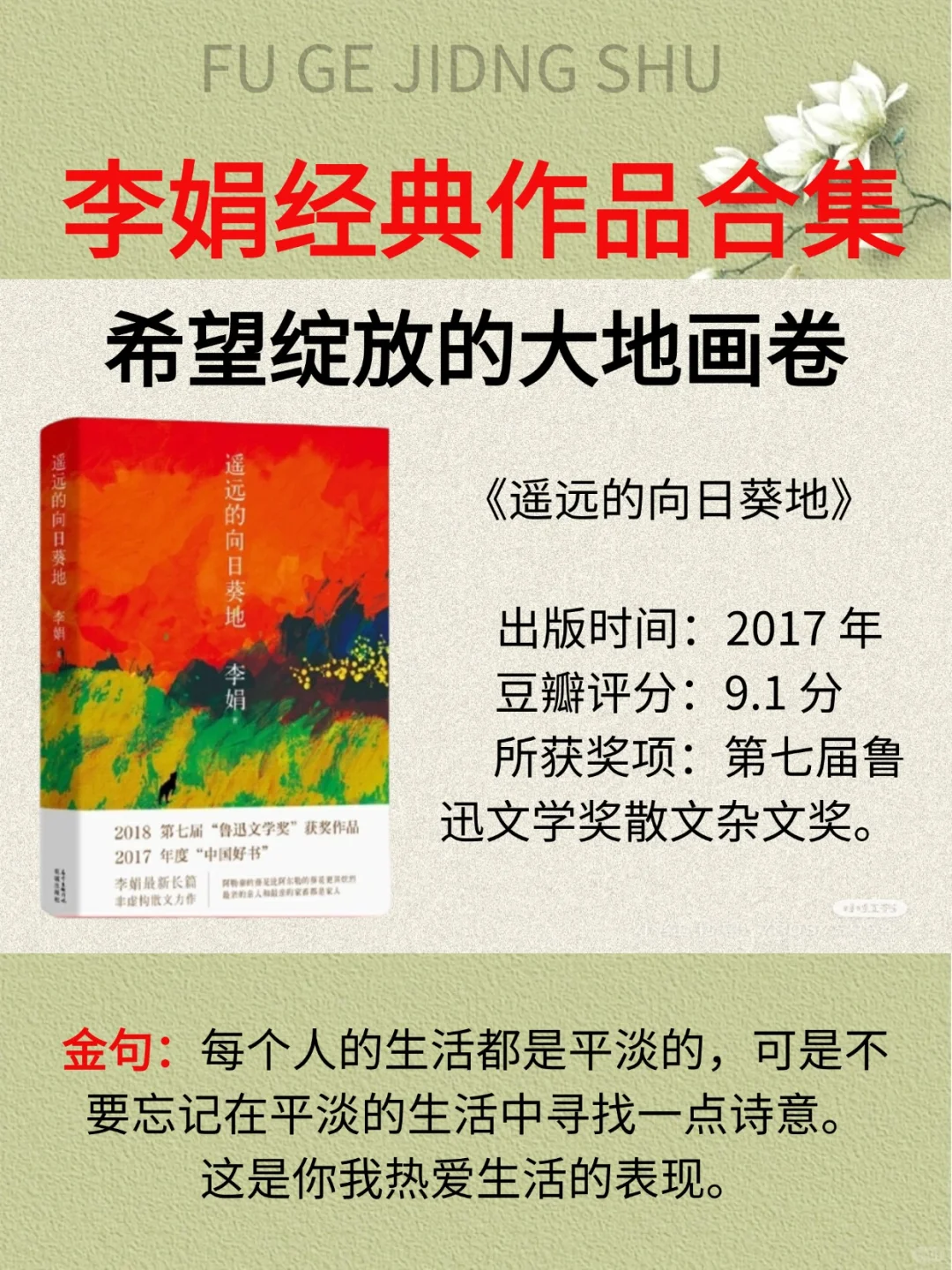 李娟获奖作品选集