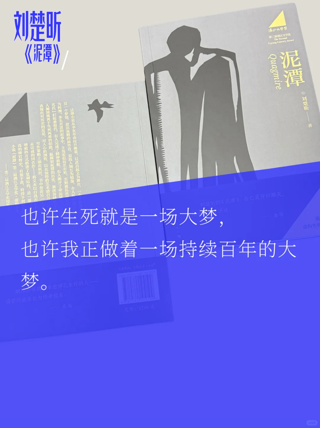 🎁📕刘楚昕新书《泥潭》今日越过山丘