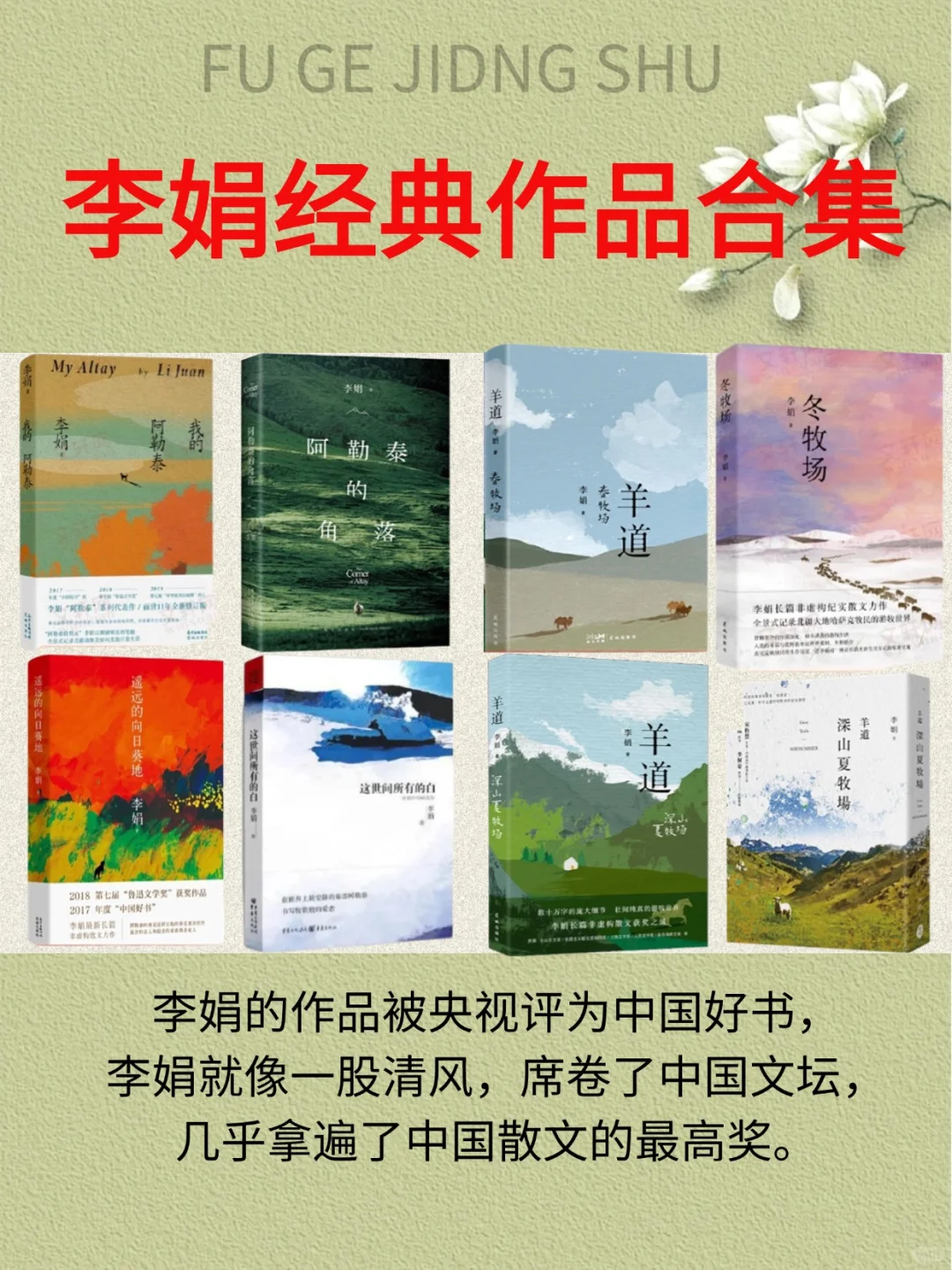 李娟获奖作品选集