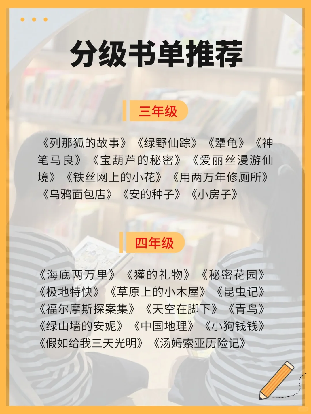 小学阶段阅读正确顺序（附书单）