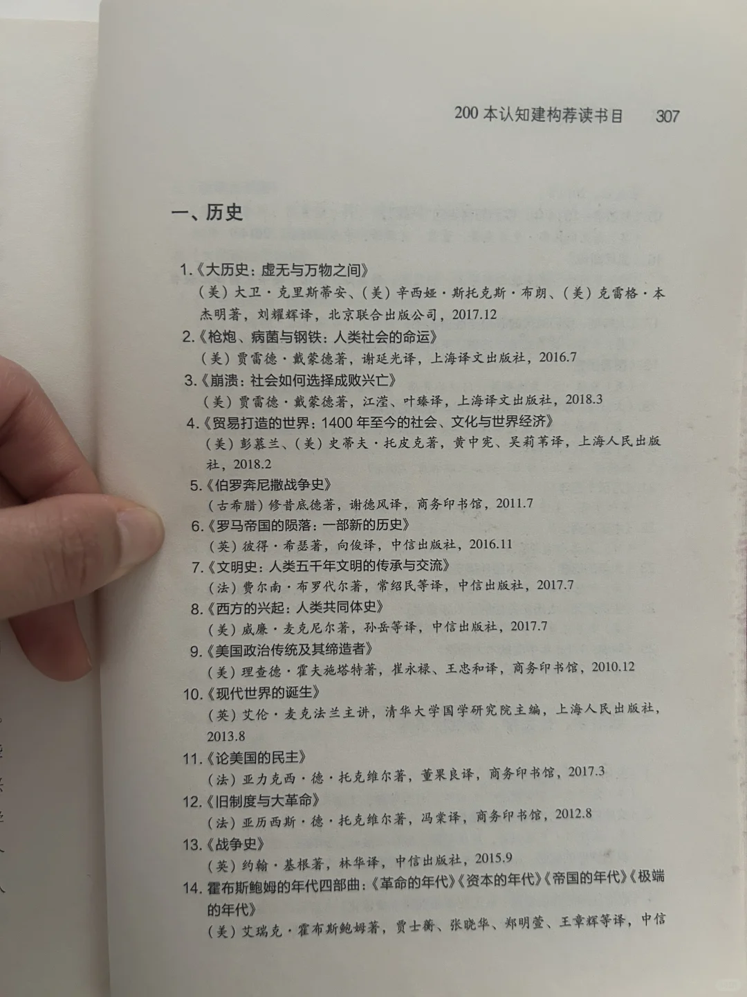 北大教授何帆·200本认知建构荐读书目