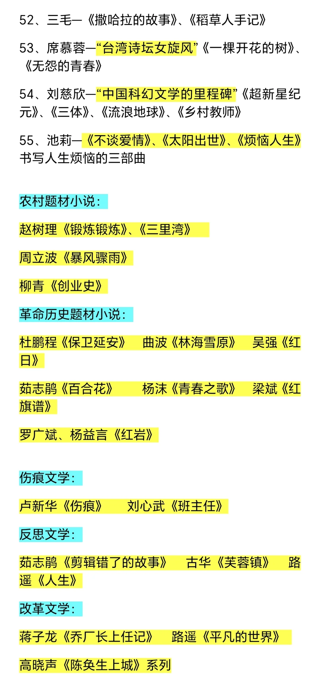 现当代文学