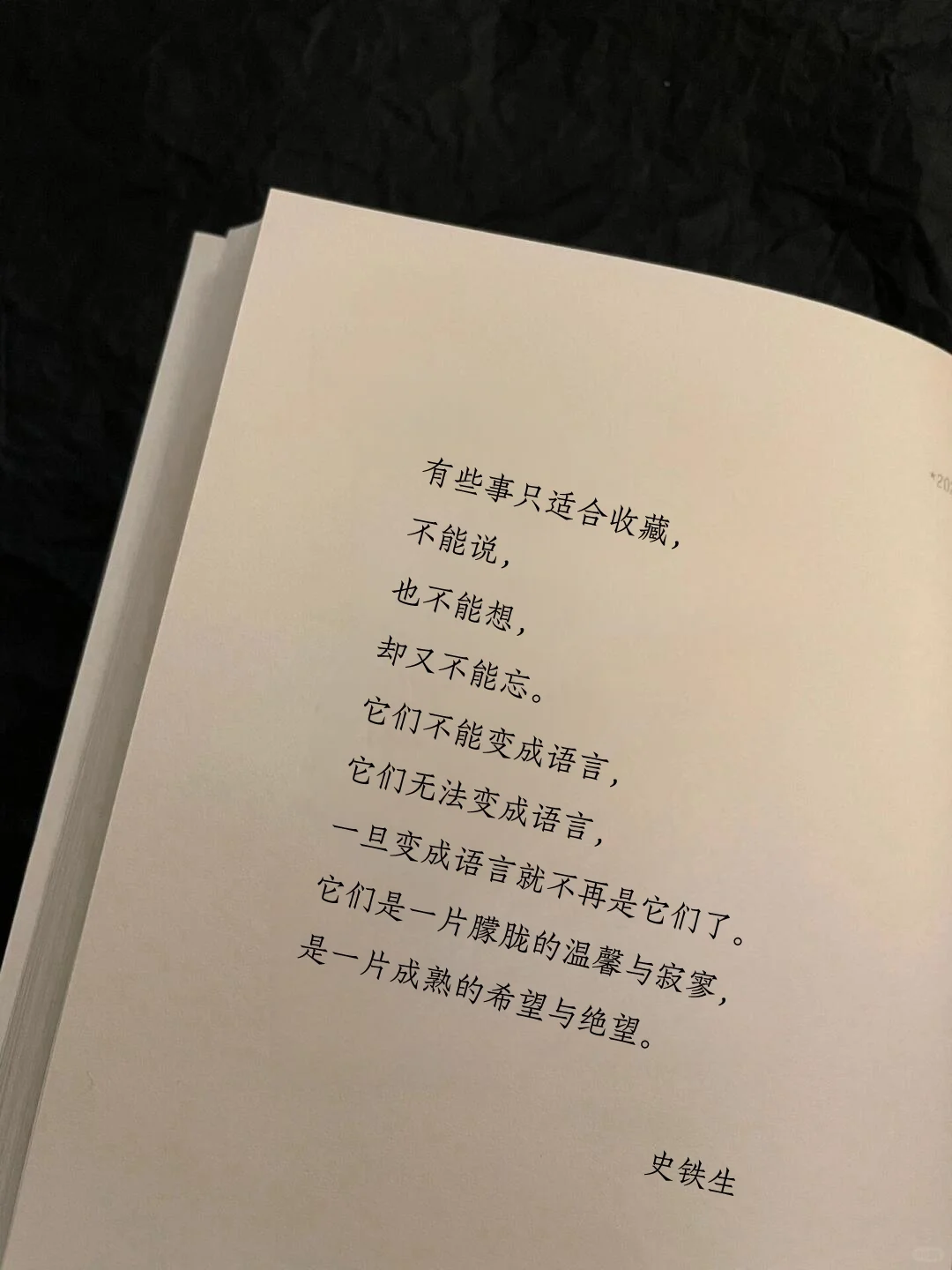 史铁生的顶级文笔！