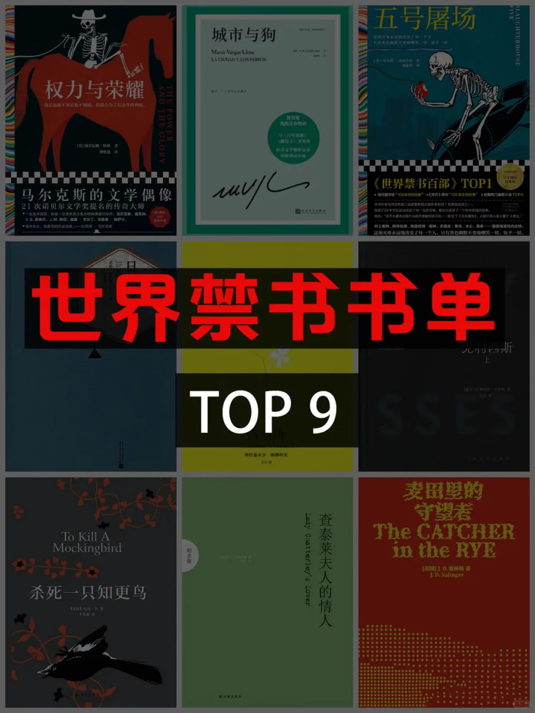 世界9大🈲书！强烈建议你读一读‼️