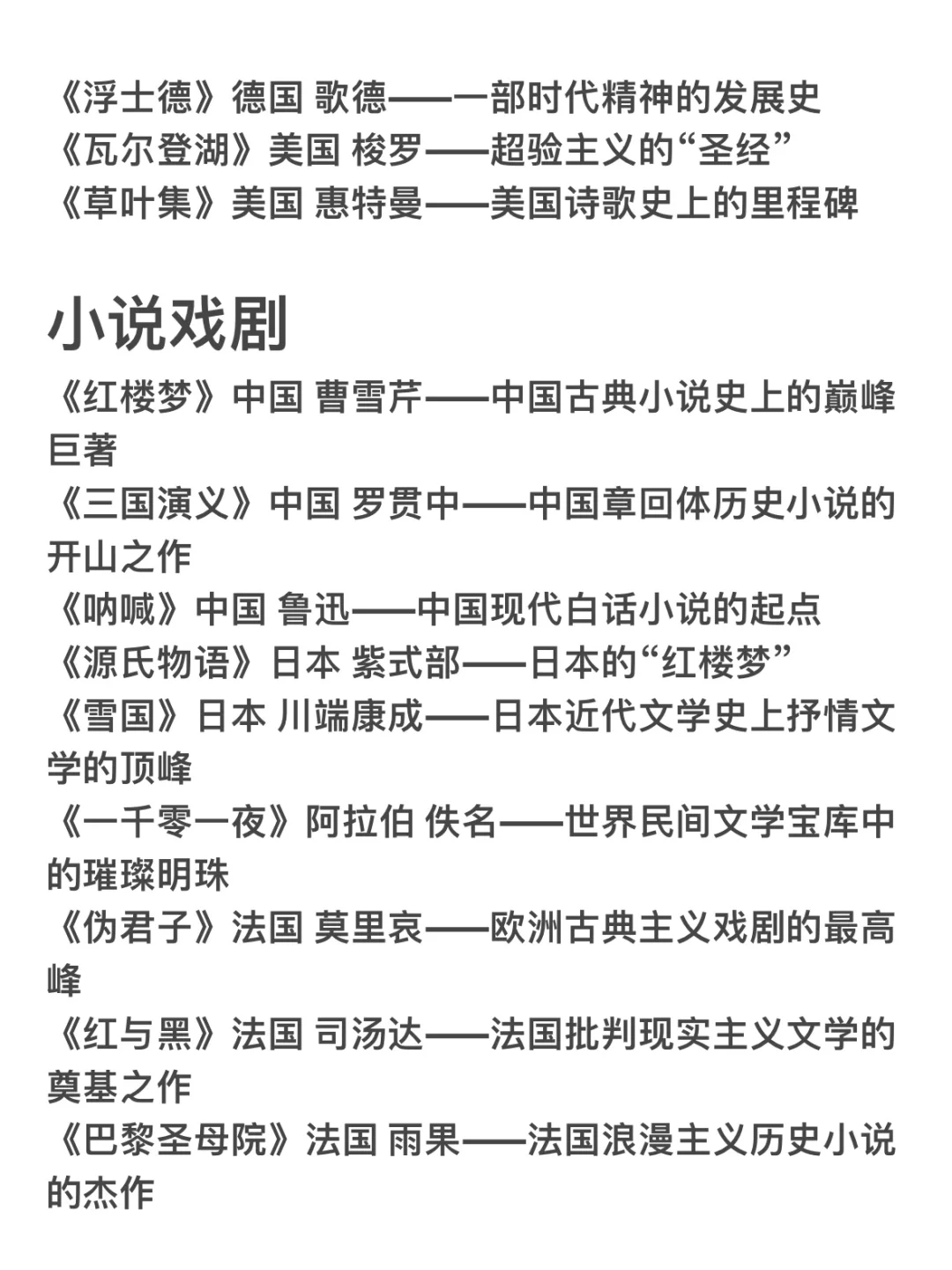 一生必读的100本之古今中外著作💯🗞