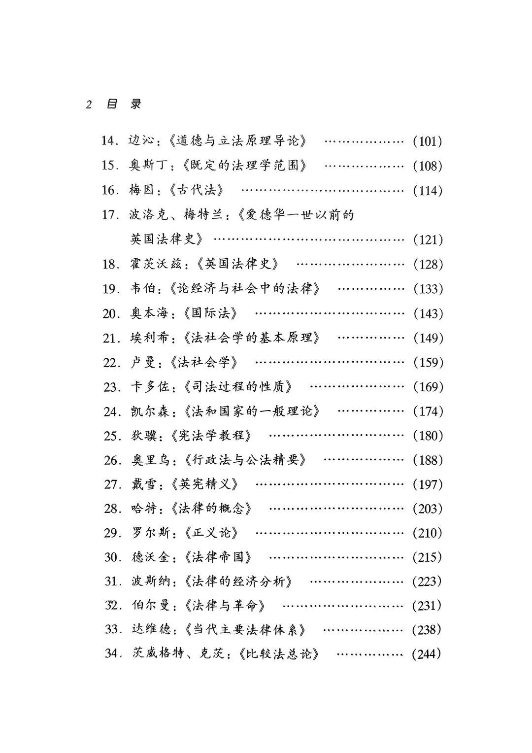 好书分享|西方法学名著精萃