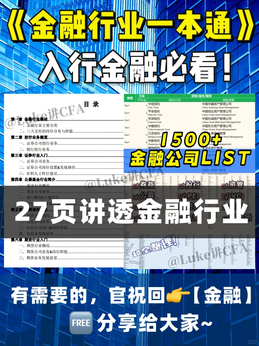 求職必知?1圖看懂金融行業(yè)大廠分布前联！