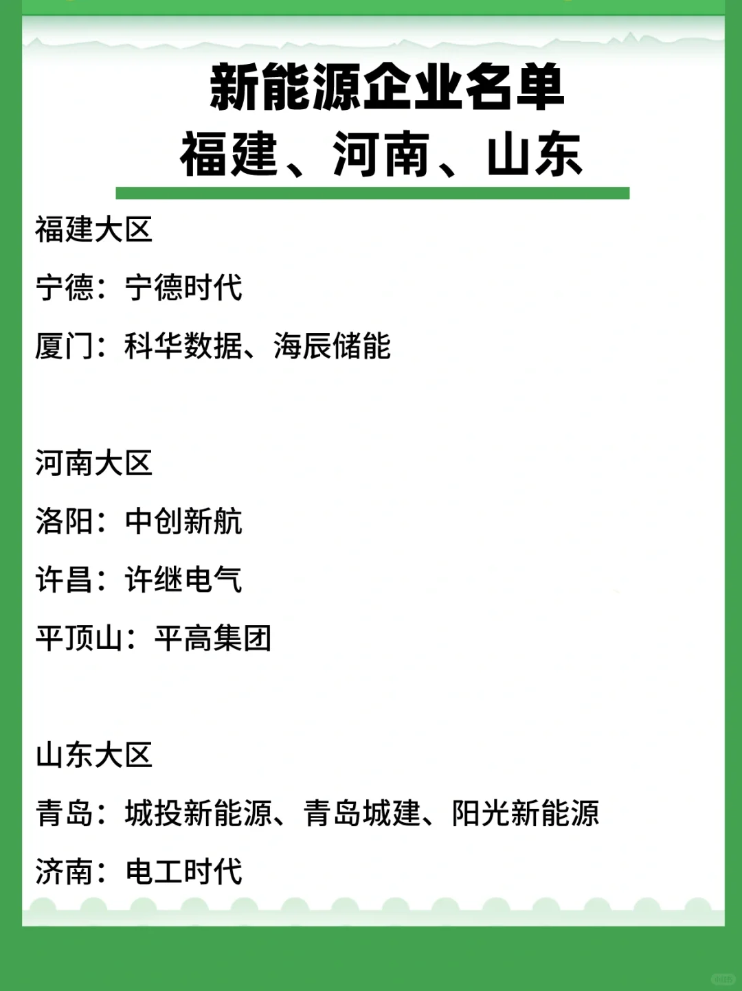 獨家盤點簇茉！長珠三角新能源企業(yè)名單 實力無敵