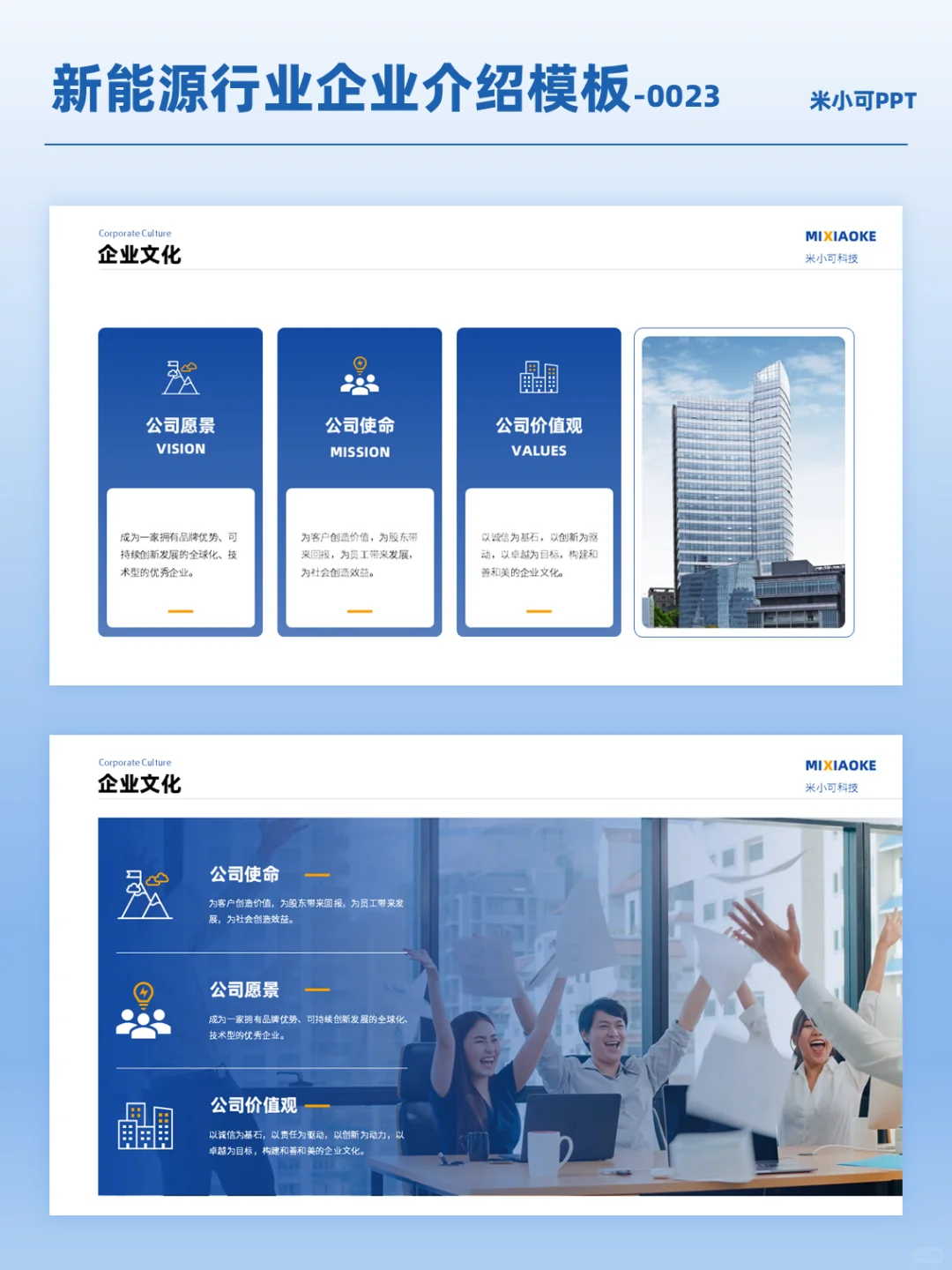 新能源行业企业介绍PPT