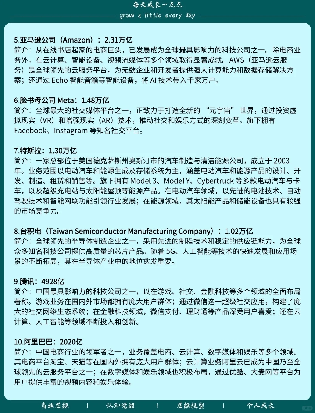 世界十大科技公司