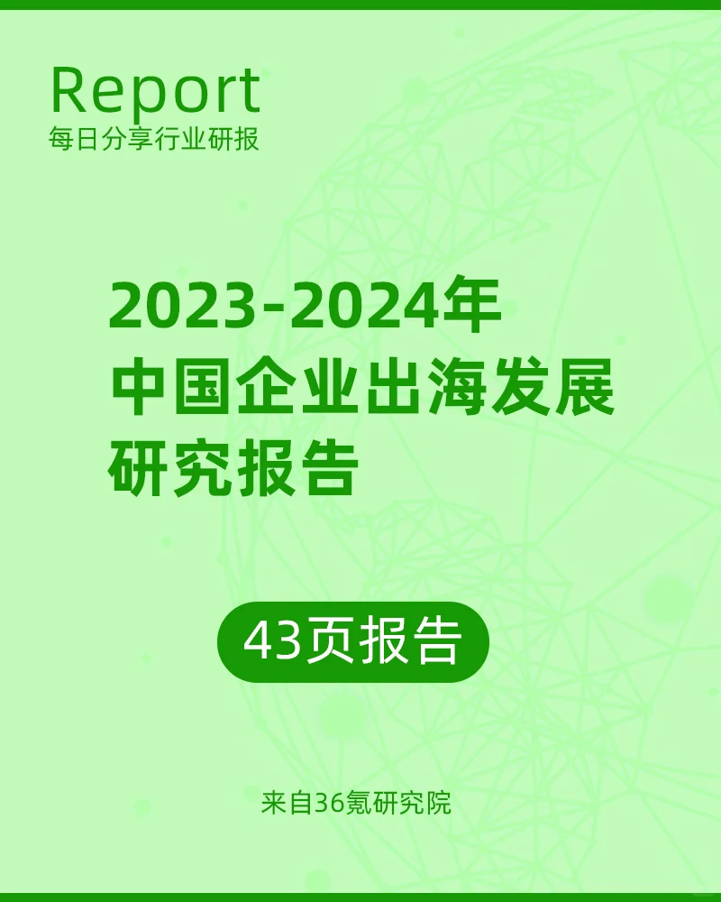 43页|2023-2024年中国企业出海发展研究报告