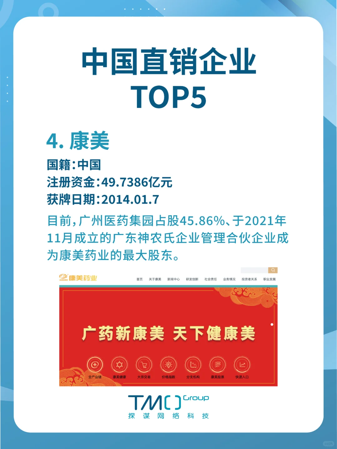 國內直銷企業(yè)TOP5最新動態(tài)