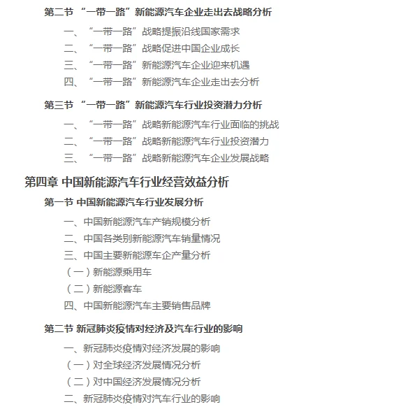 中國新能源汽車行業(yè)企業(yè)項目投資分析報告