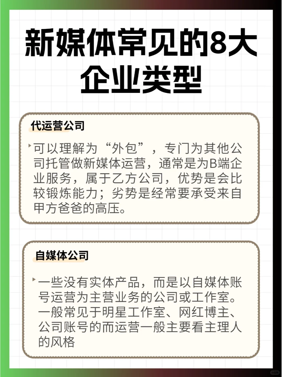 私藏干貨?新媒體運營常見的8大企業(yè)?