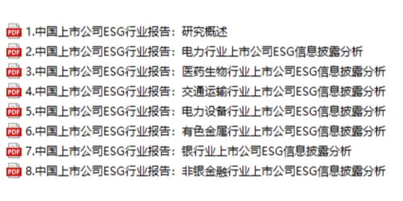 重磅ESG報告發(fā)布！7大行業(yè)38家上市企業(yè)表現(xiàn)