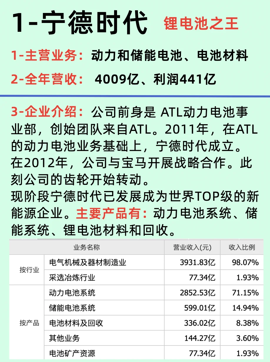 產業(yè)變革引領者/新能源公司TOP10龍頭企業(yè)