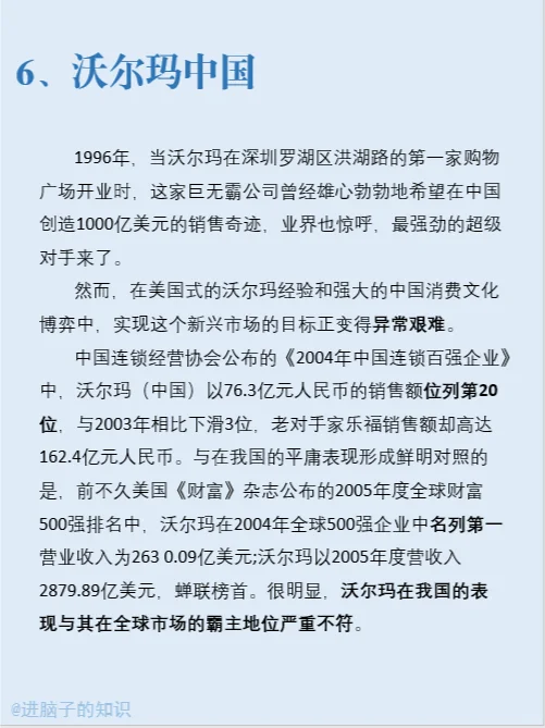 ?三分鐘了解世界五百?gòu)?qiáng)企業(yè)--沃爾瑪?