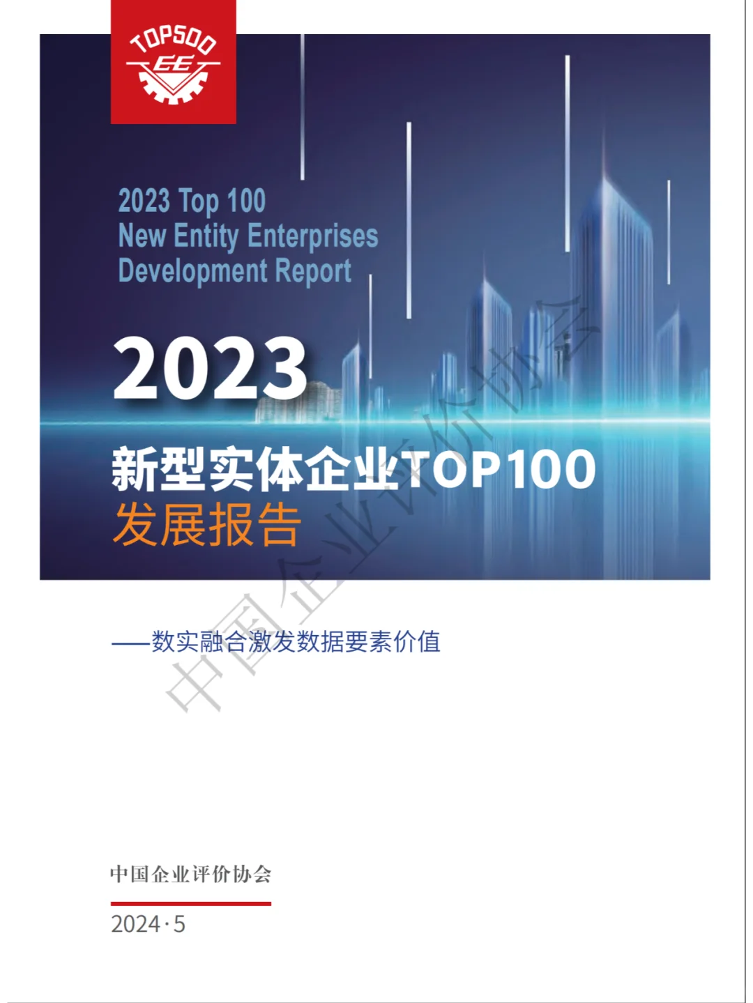 2023中國實體企業(yè)TOP100發(fā)展報告