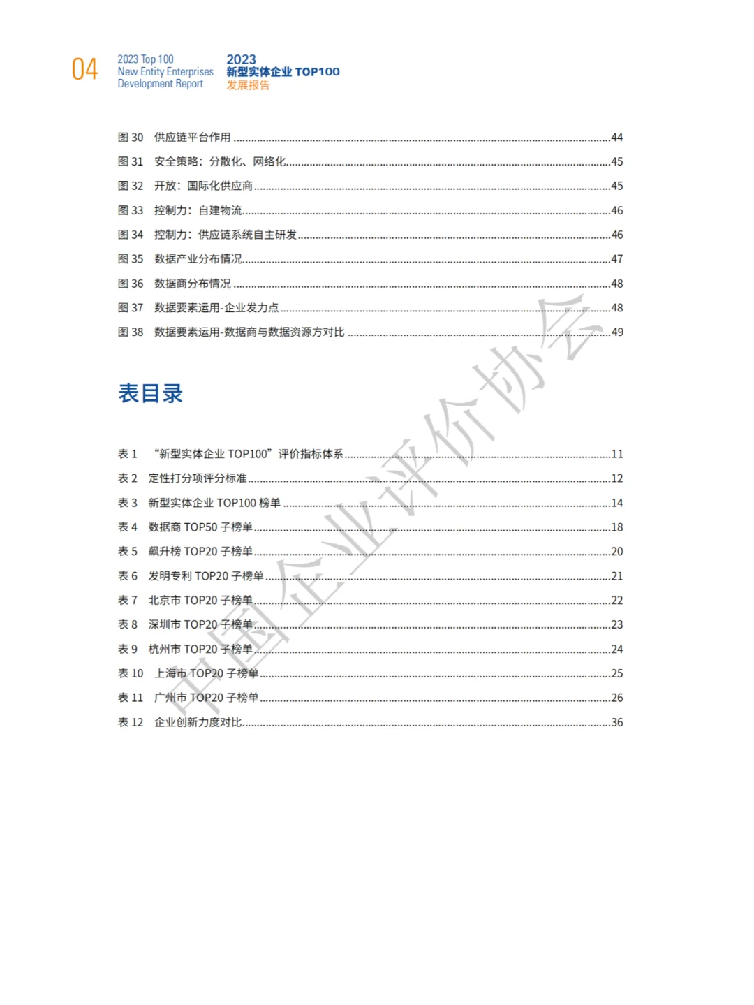 2023中國實體企業(yè)TOP100發(fā)展報告