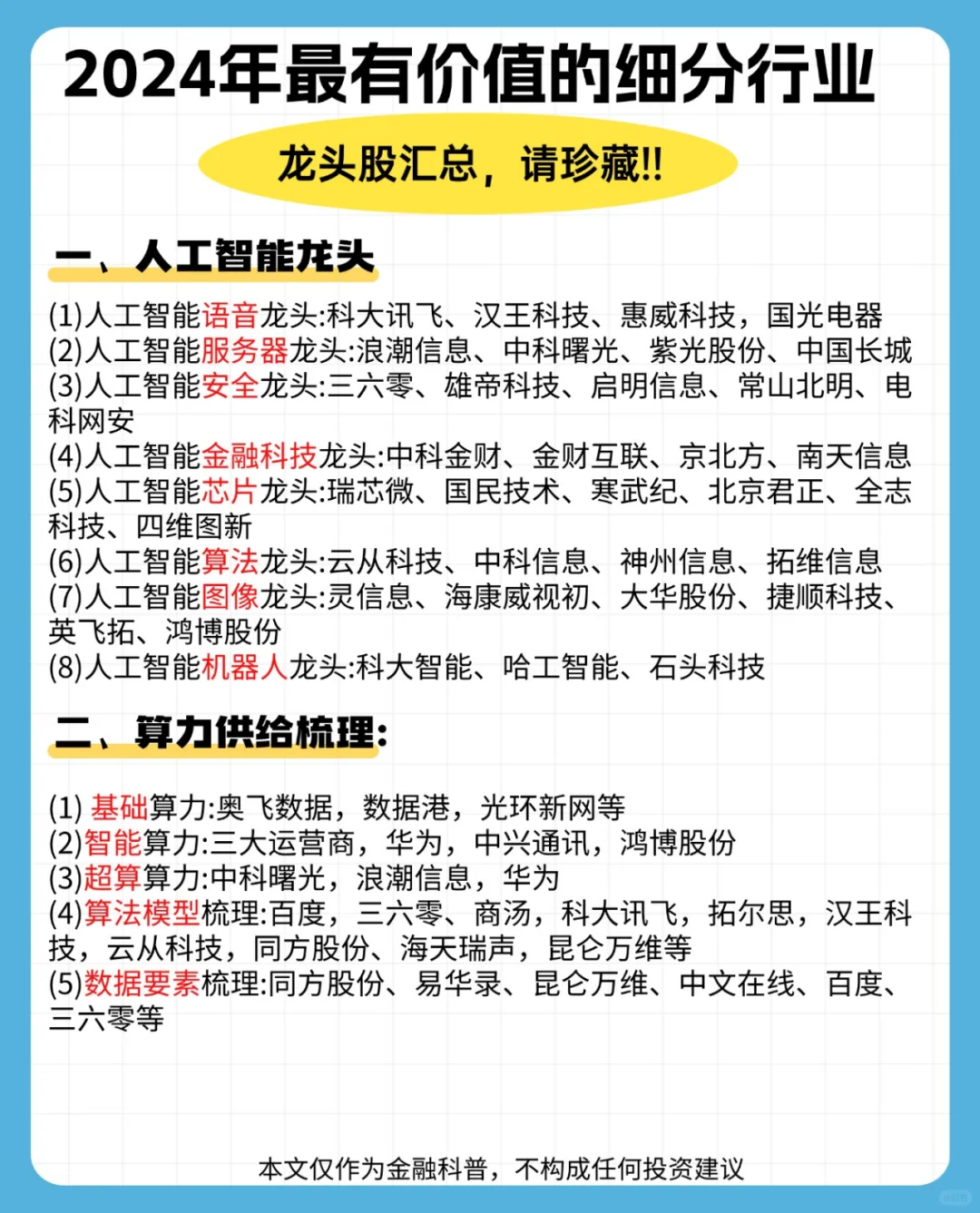 2024年最有價(jià)值的細(xì)分行業(yè)