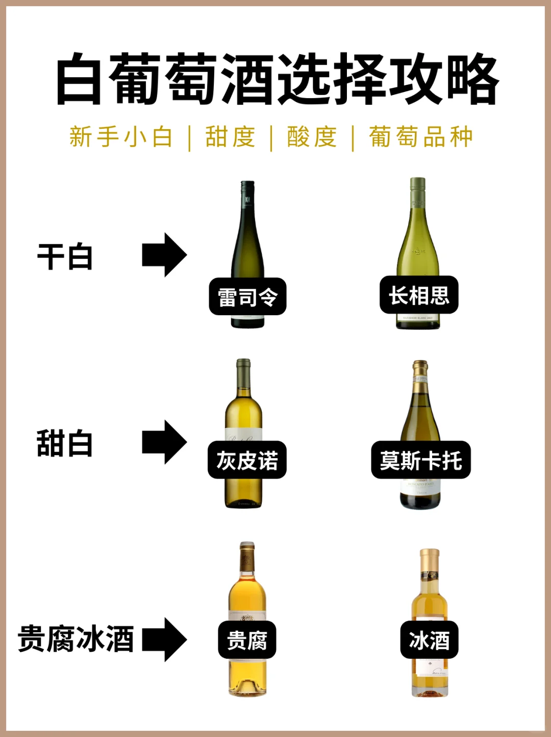 新手必看?0踩雷?手把手教你選白葡萄酒