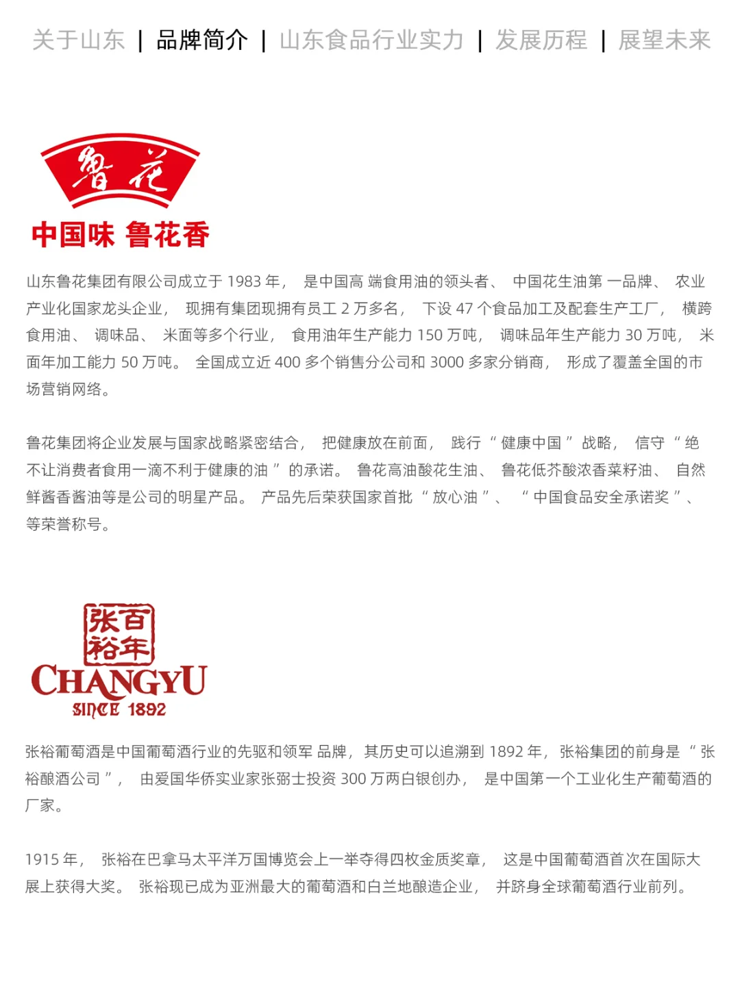 每天认识一个产业链：山东食品工业行业