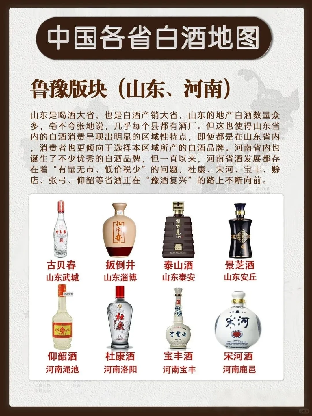 秒懂中國白酒地圖灸撰！你家鄉(xiāng)的代表白酒是什么