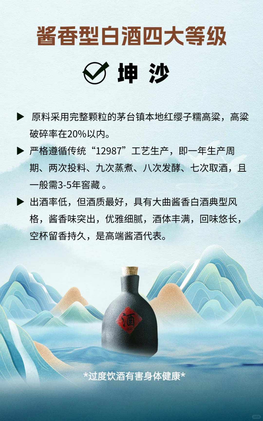 涨知识了！酱香型白酒的四个等级大揭秘！