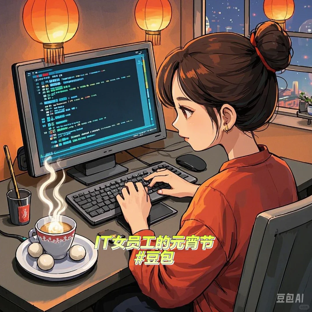 IT女员工的元宵节