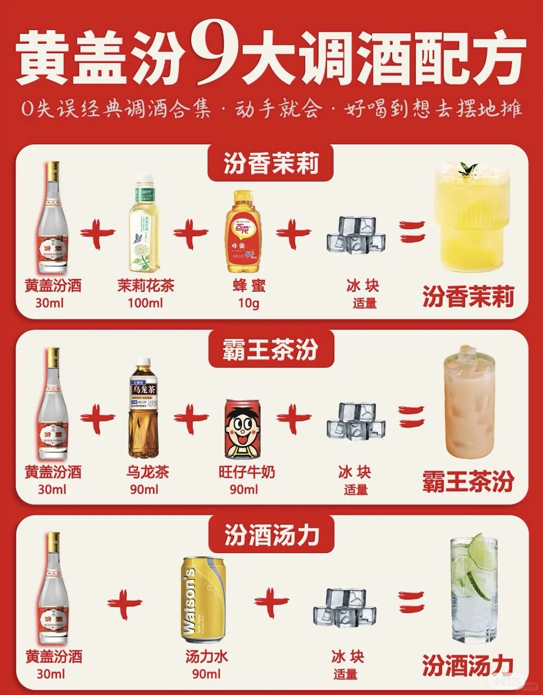 让你调出无数种可能的汾酒配方