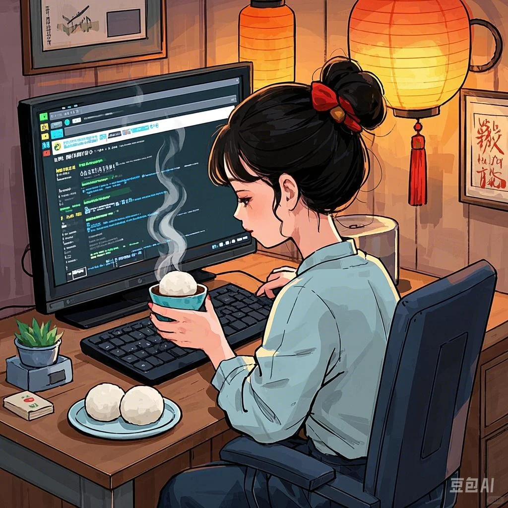 IT女员工的元宵节
