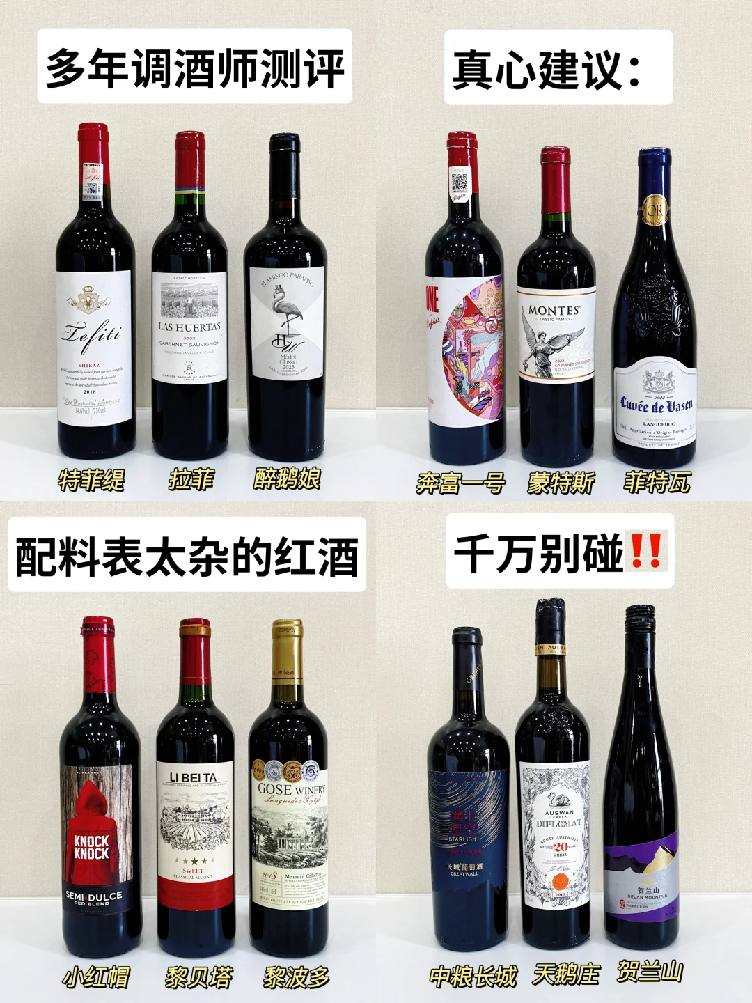 多年調(diào)酒師經(jīng)驗:紅酒得仔細(xì)選選~