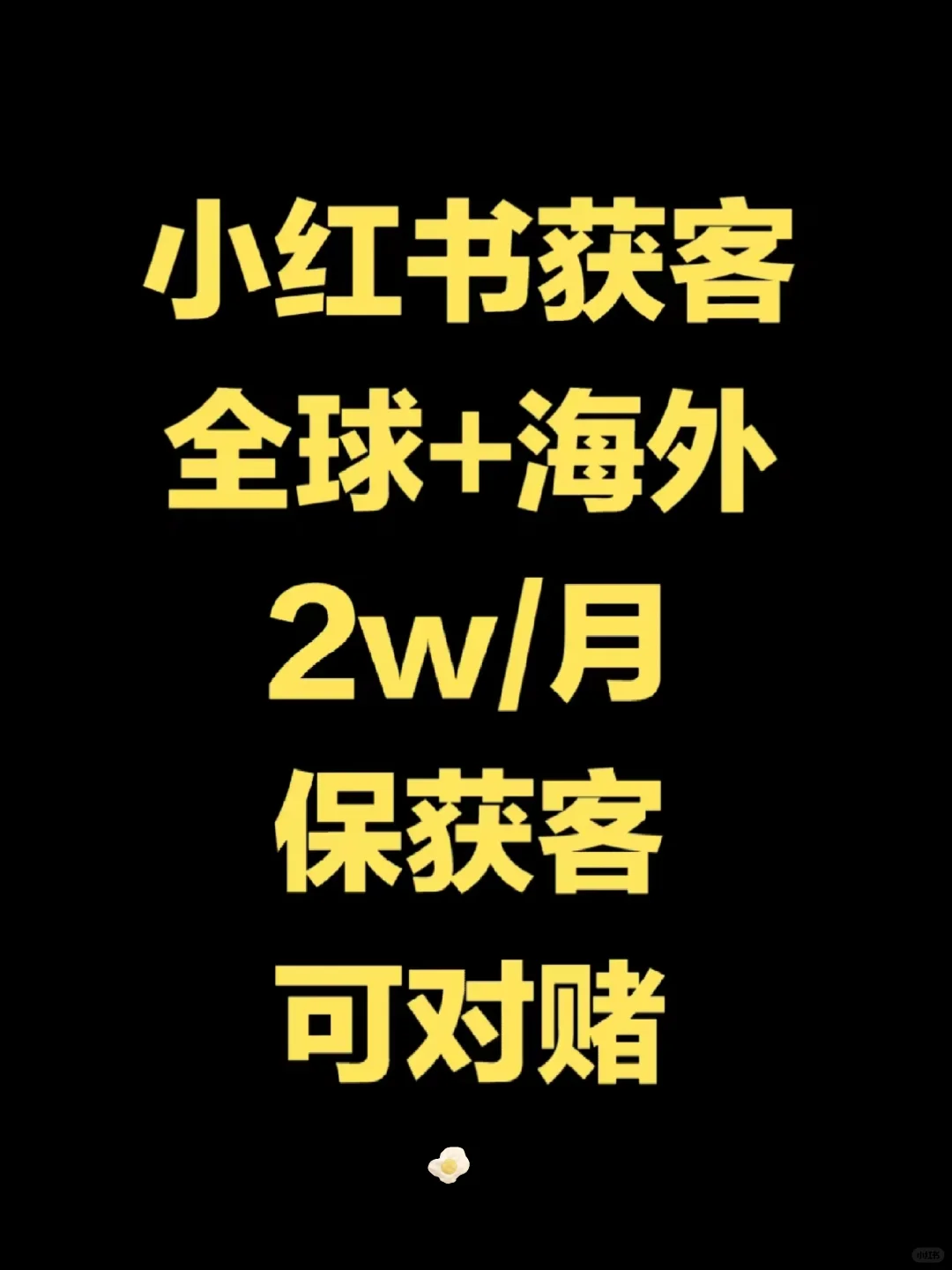 小紅書代運營，只做高端行業(yè)獲客，可對賭