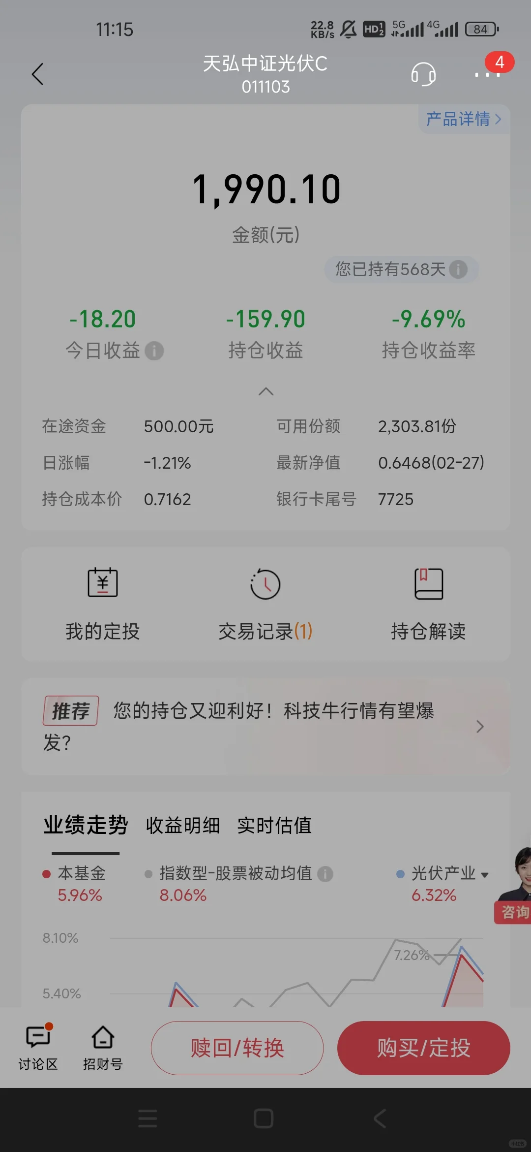 昨晚白酒加對了饵逐，今天狂賺130+