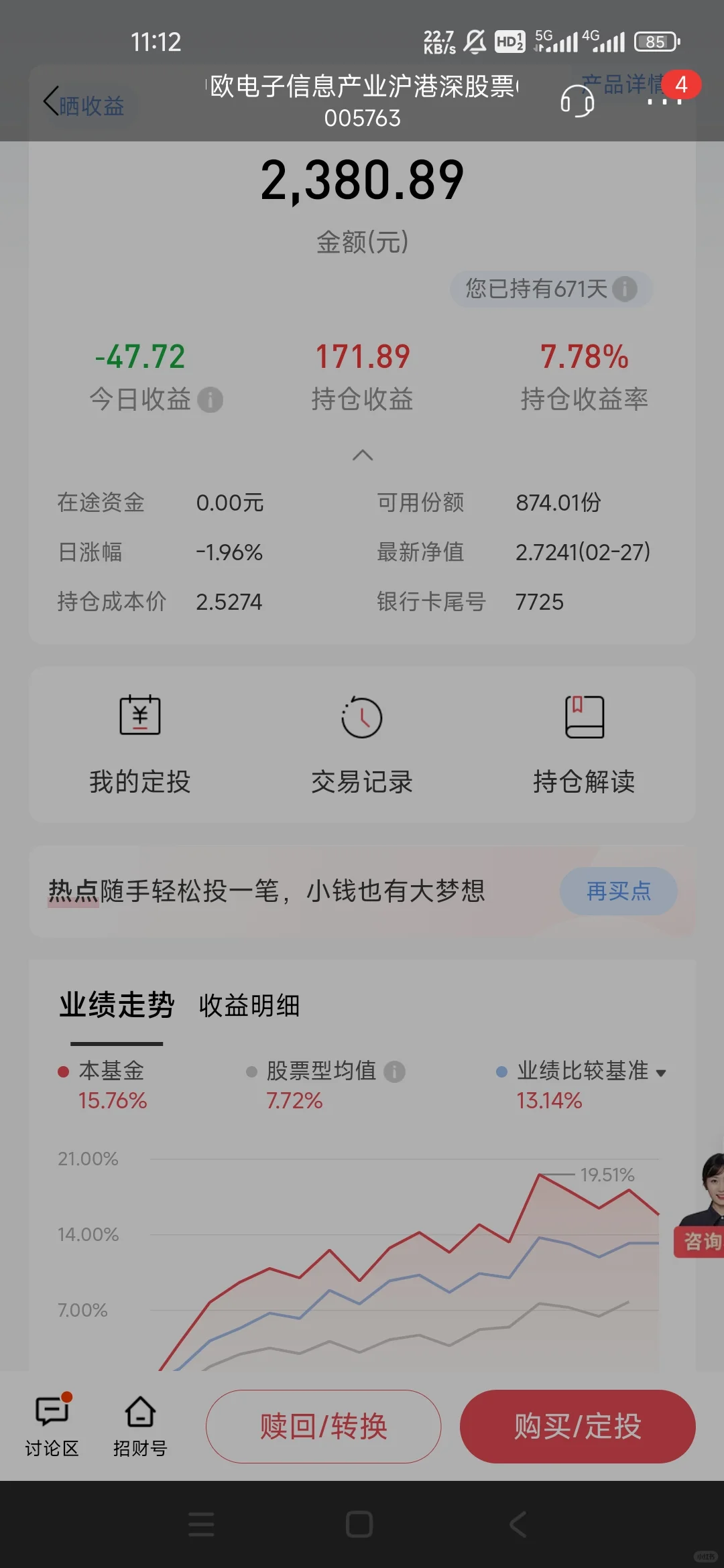 昨晚白酒加對了蚪桐，今天狂賺130+