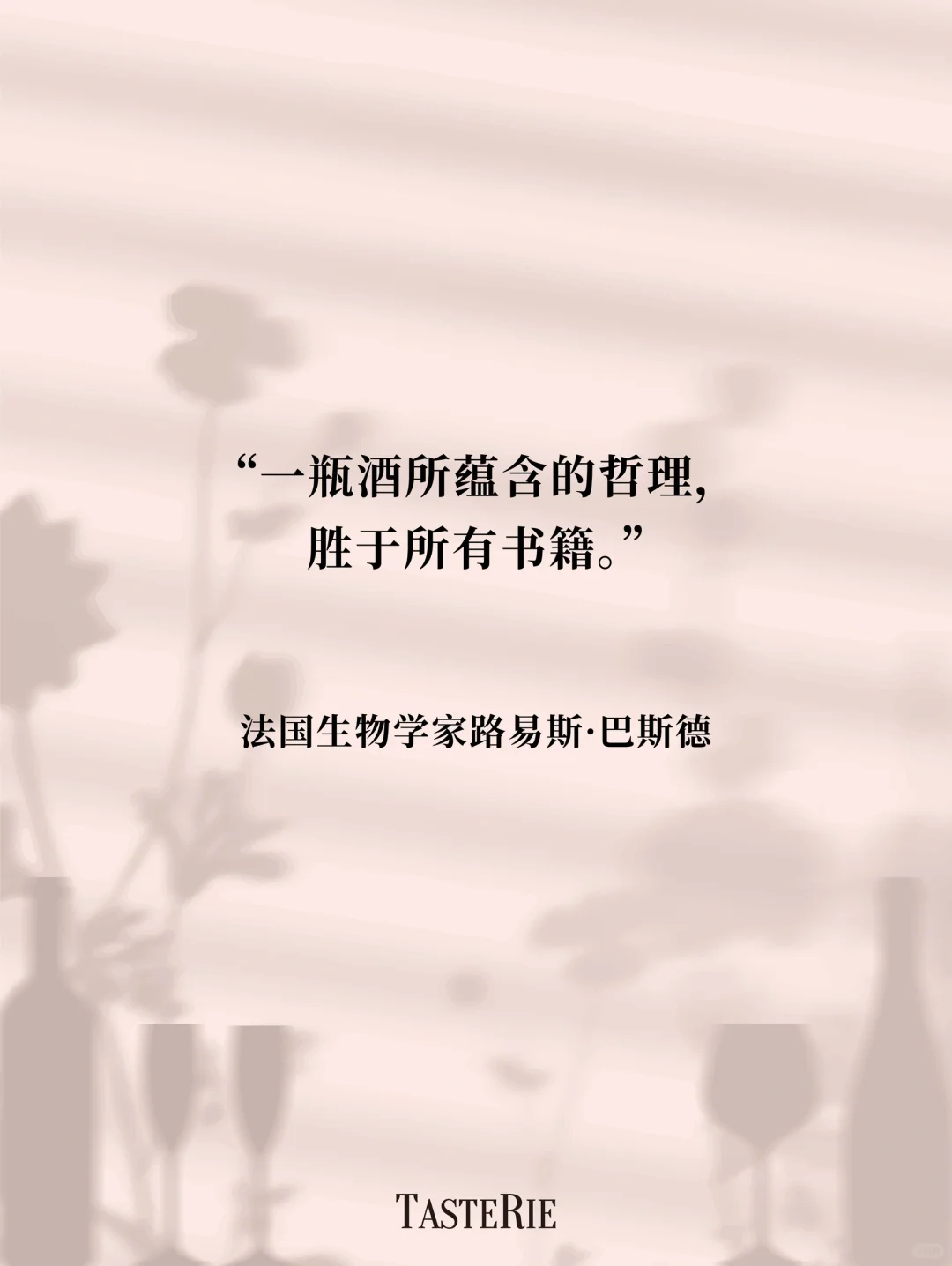 语录收集！葡萄酒是瓶装的诗?