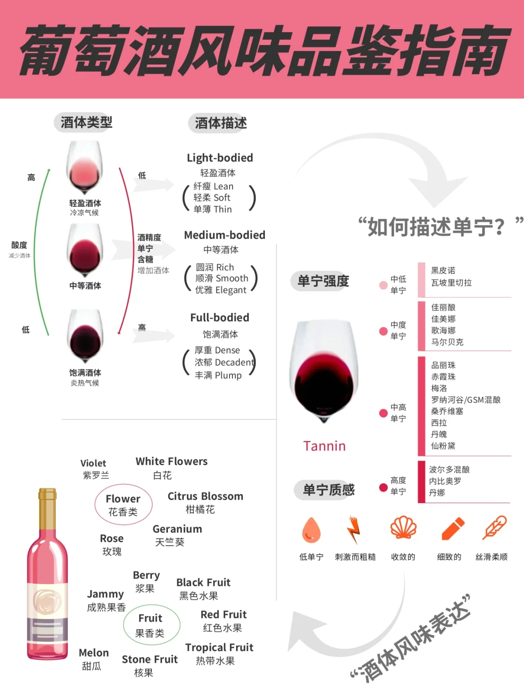 只需3分钟，葡萄酒新手入门，这一篇就够了❗️