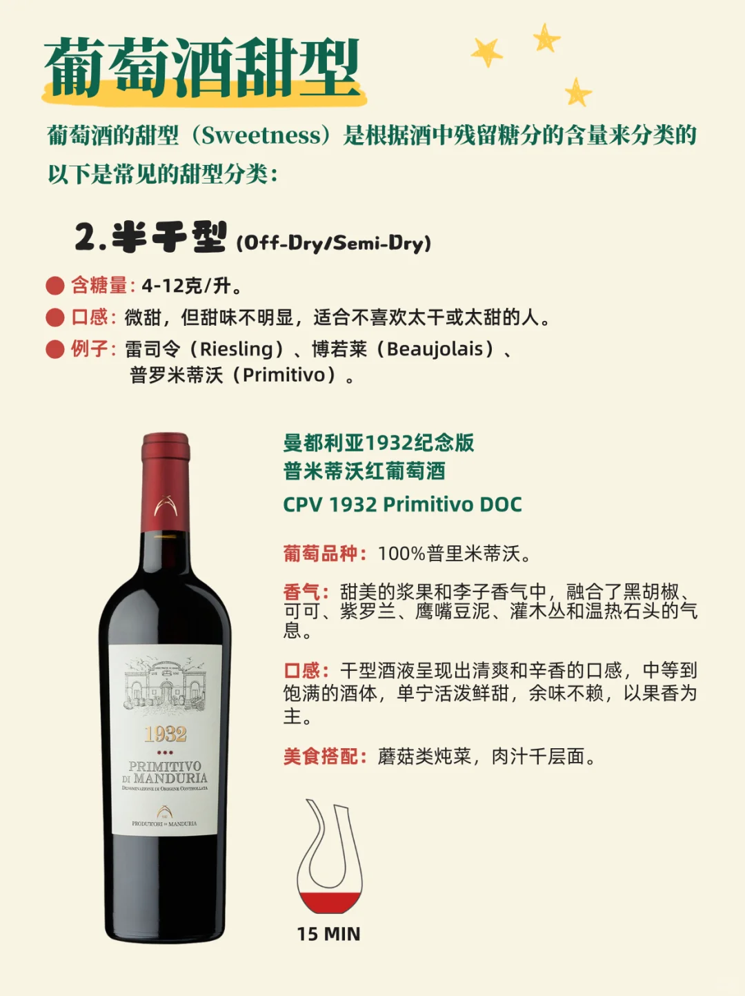 秒懂葡萄酒甜度划分?选对酒真的很简单！