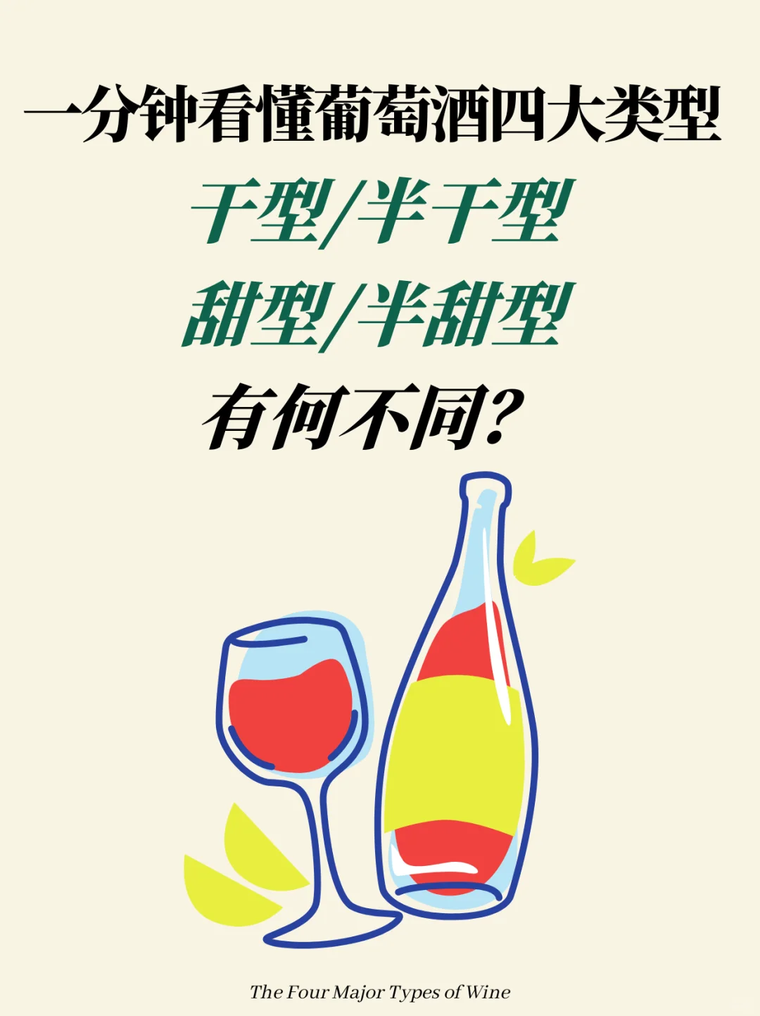 秒懂葡萄酒甜度划分?选对酒真的很简单！